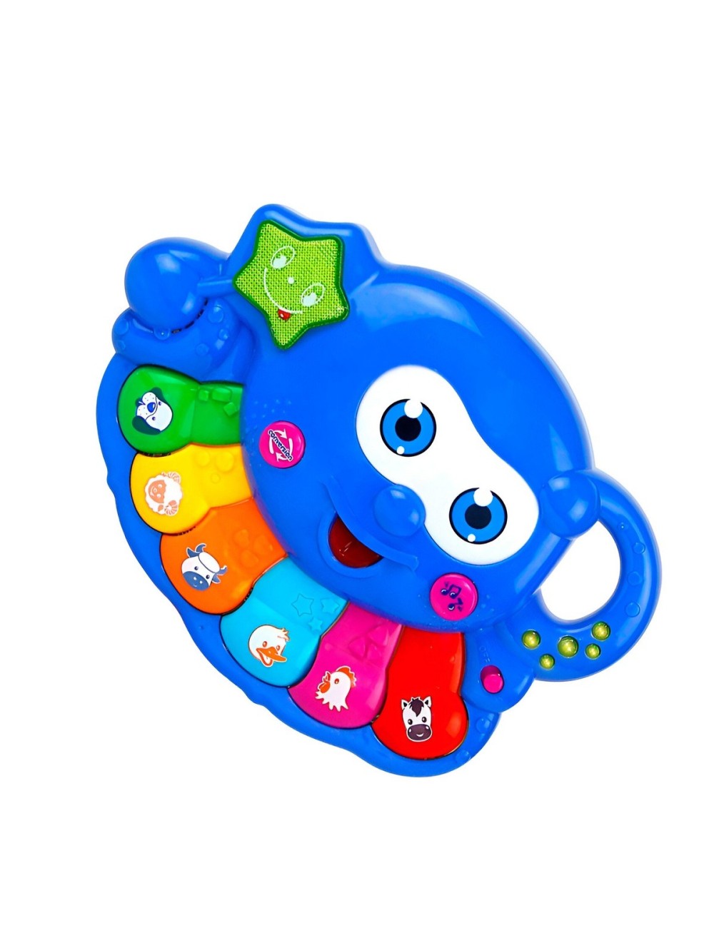 Piano Pulpo Interactivo Luces Notas Juguete + Baterias