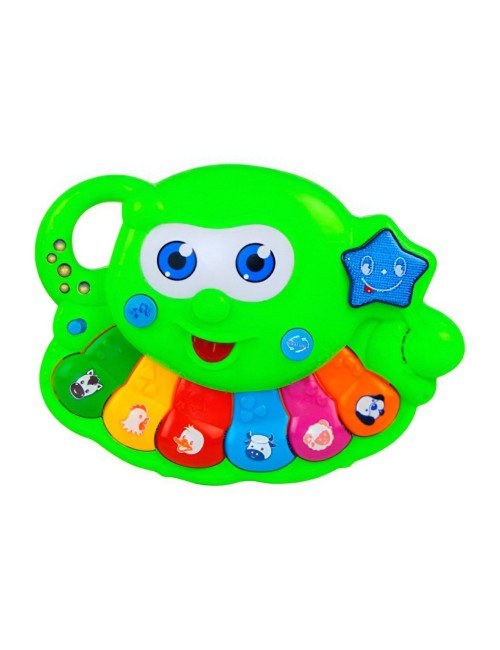 Piano Pulpo Interactivo Luces Notas Juguete + Baterias