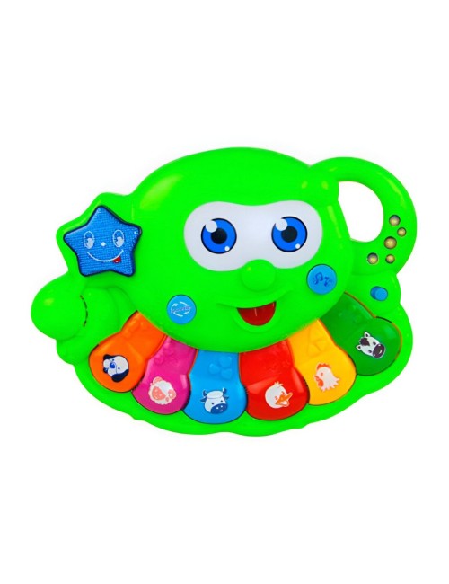 Piano Pulpo Interactivo Luces Notas Juguete + Baterias
