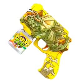 Pistola Burbujas Gun Rex Dinosaurio Automática + Liquido