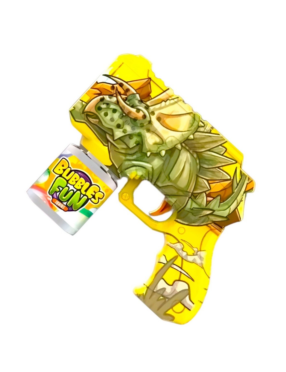 Pistola Burbujas Gun Rex Dinosaurio Automática + Liquido