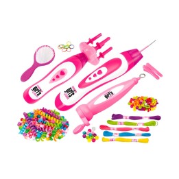 Set Kit Para Hacer Pulseras Y Peinados Trenzas Profesional