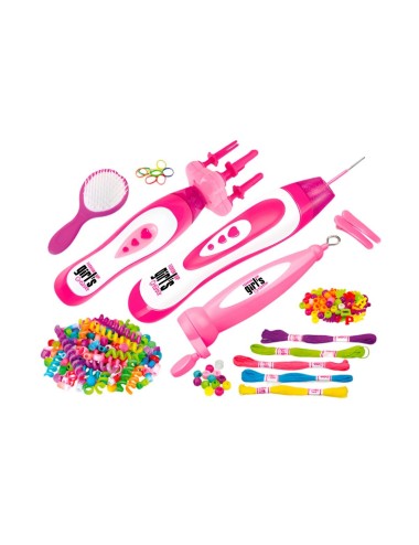 Set Kit Para Hacer Pulseras Y Peinados Trenzas Profesional