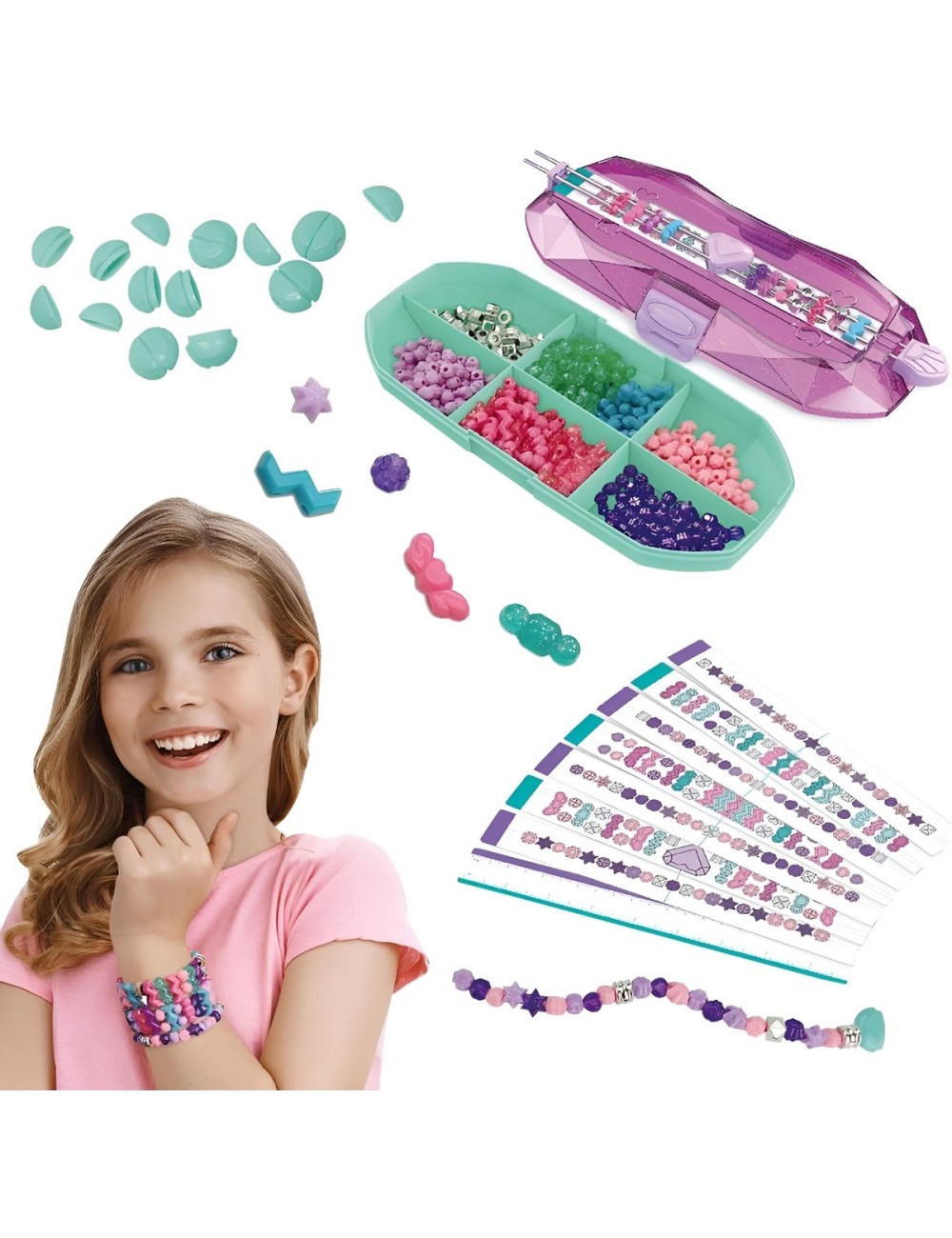 Set Kit Para Hacer Pulseras Bisuteria Pedreria Profesional