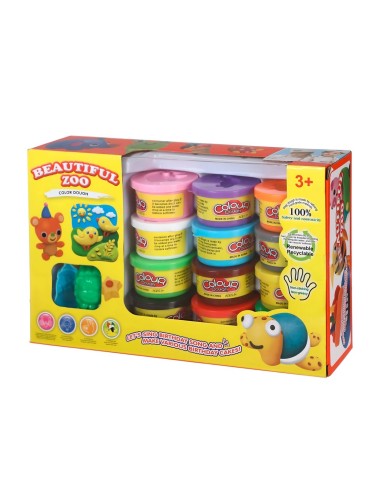 Set / Kit Moldes Figuras Juguete Plastilina X 12 Unidades
