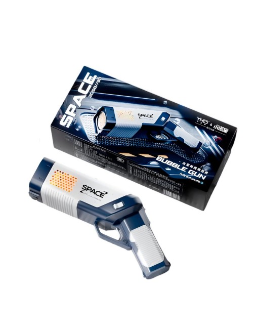 Pistola Burbujas Gun Automática Juguete Interactivo+ Liquido