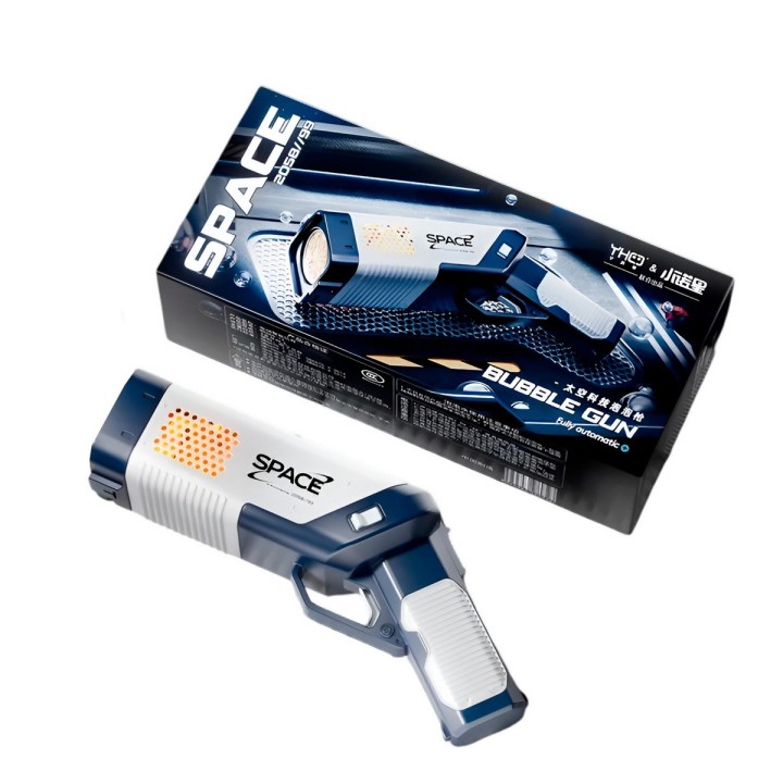 Pistola Burbujas Gun Automática Juguete Interactivo+ Liquido