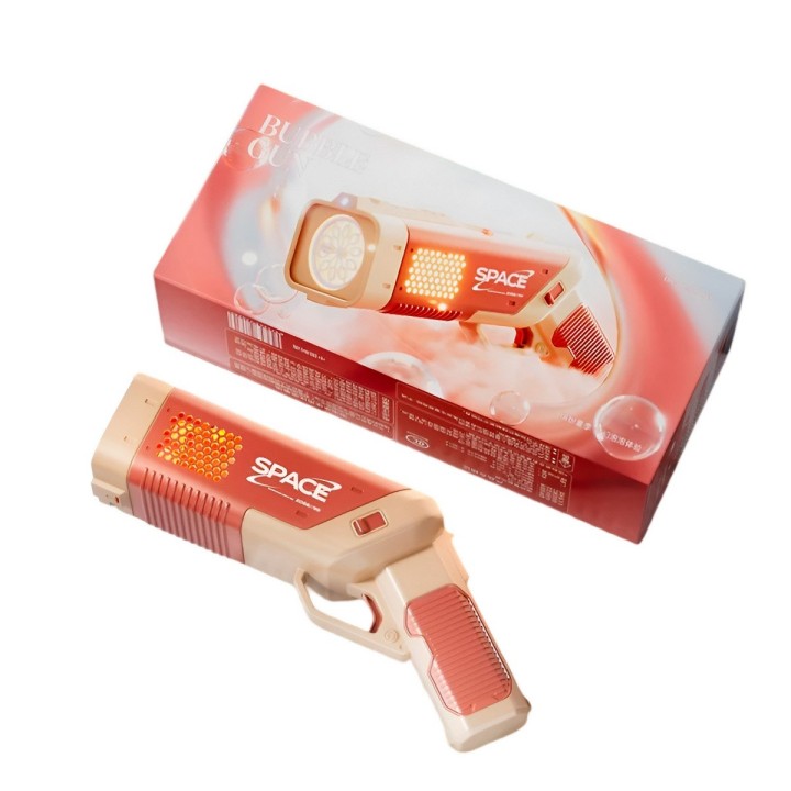 Pistola Burbujas Gun Automática Juguete Interactivo+ Liquido