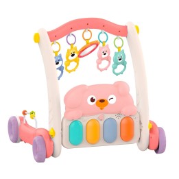 Piano Andadera 2 En 1 Tablero Desarrollo Motriz Niñas