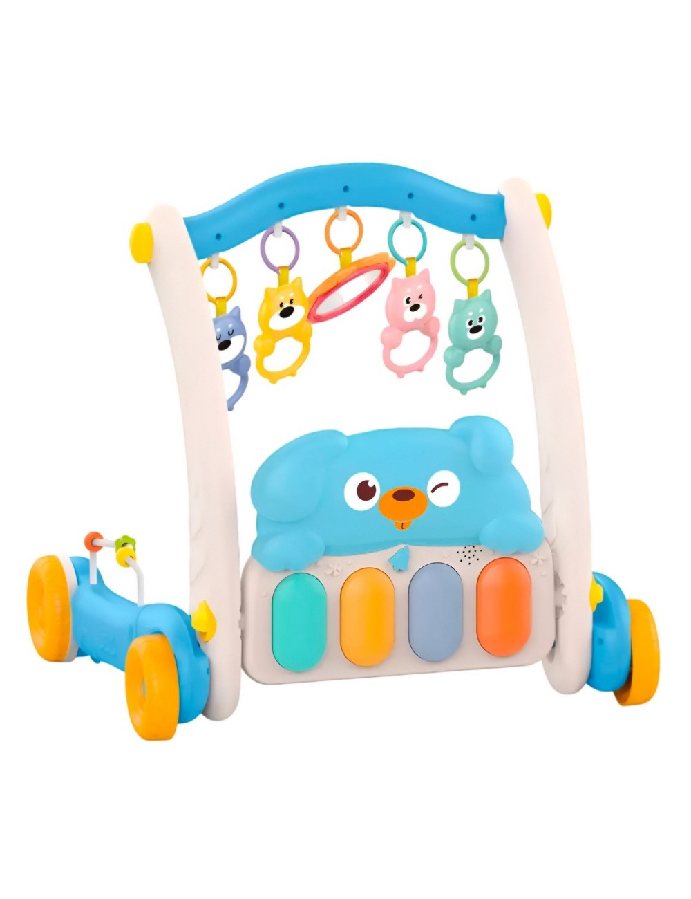 Piano Andadera 2 En 1 Tablero Desarrollo Motriz Niños