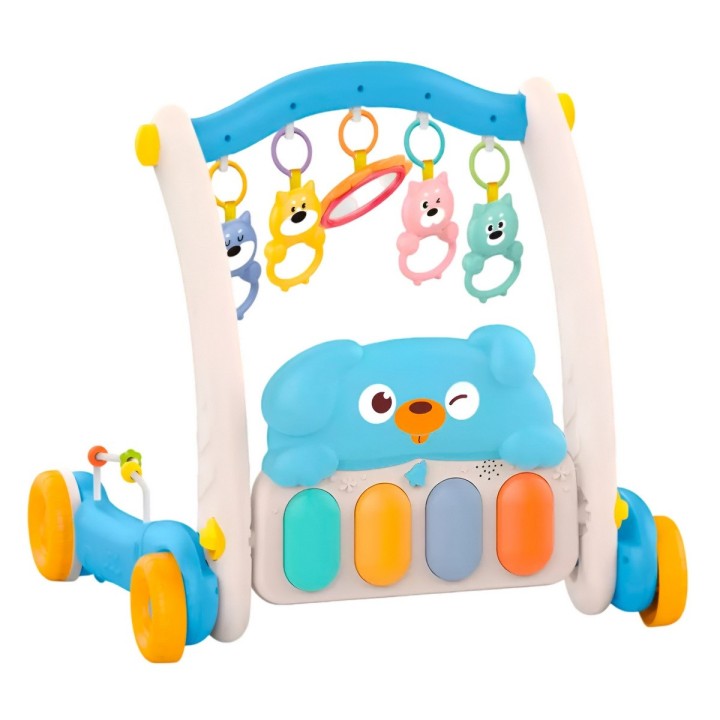 Piano Andadera 2 En 1 Tablero Desarrollo Motriz Niños