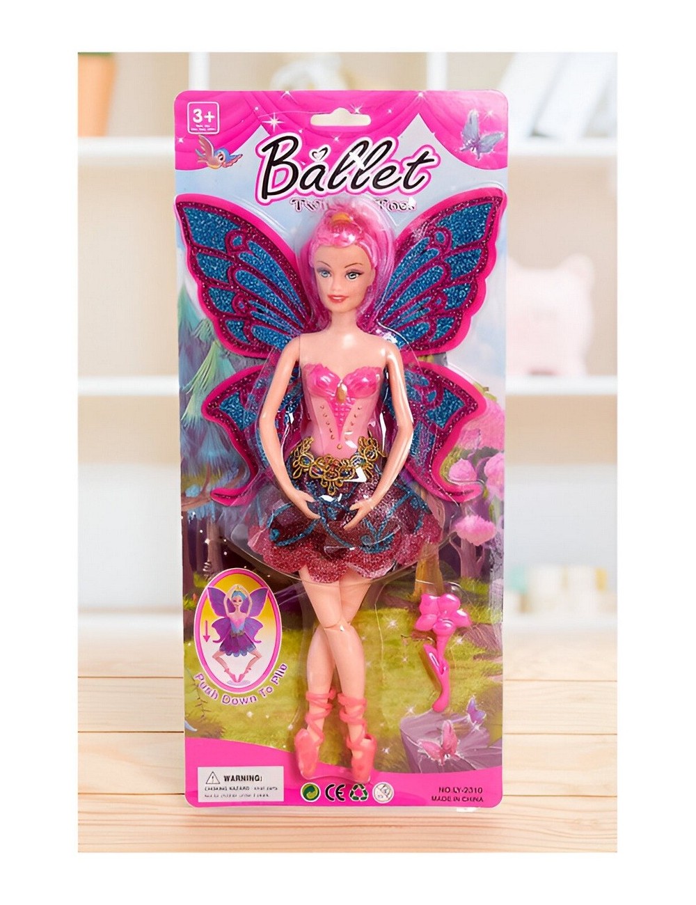 Muñeca Hada Princesa Bailarina Ballet Escarcha Juguete Niña