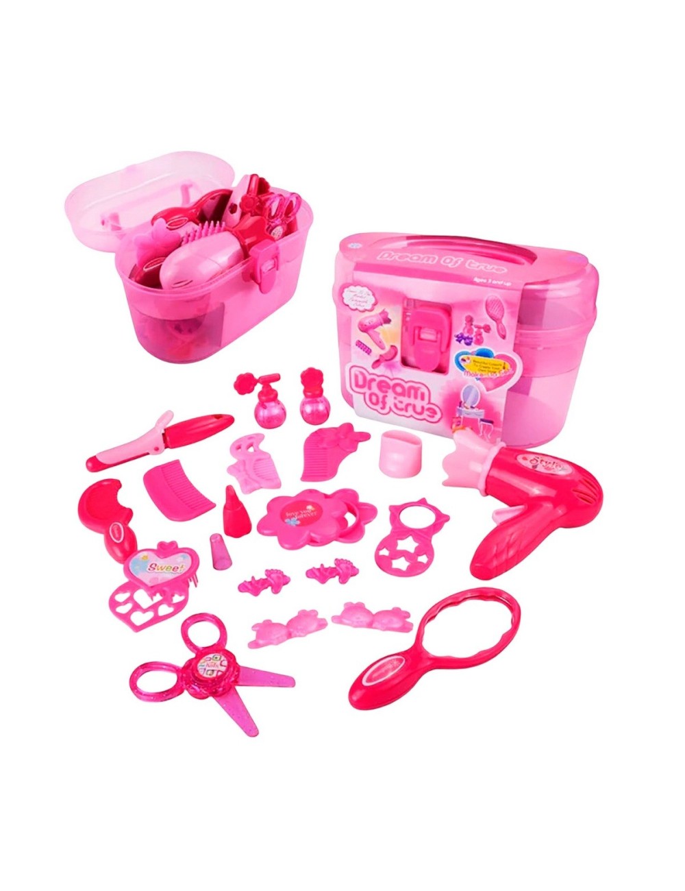 Maleta Niñas Accesorios Belleza Juguete Portable