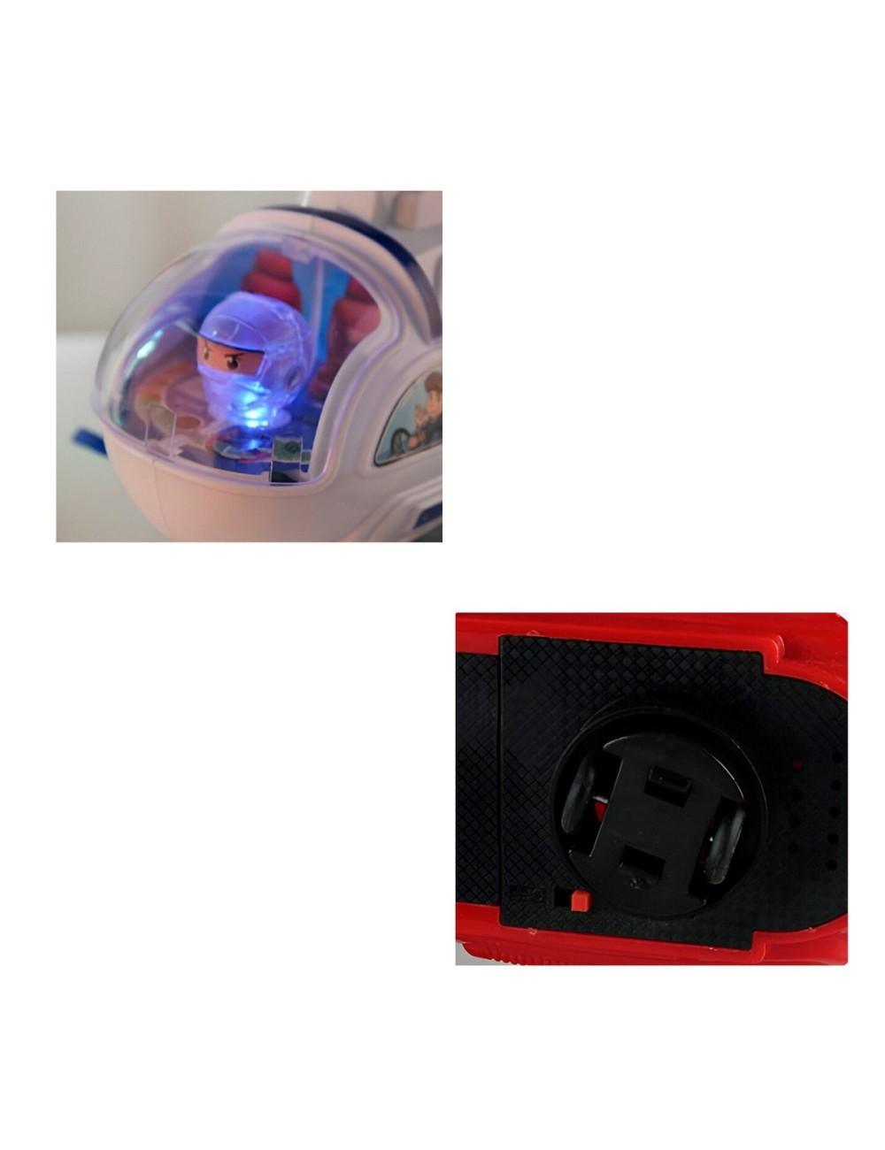 Helicoptero Policia Luces Sonido Movimiento Niños + Baterias