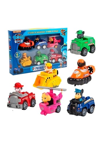 Carro Camion Helicoptero De Cuerda Patrulla Canina Coleccion