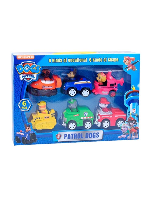 Carro Camion Helicoptero De Cuerda Patrulla Canina Coleccion