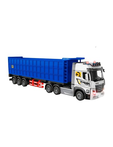 Camion Tractomula Volqueta Contain Transporte Control Remoto