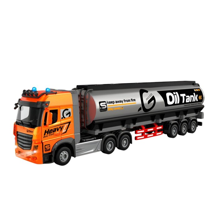 Camion Tractomula Cisterna Transporte Control Remoto Unisex