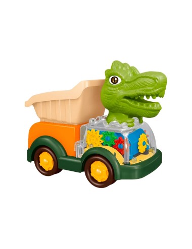 Camion Carro Juguete Luces Dinosaurio Interactivo + Baterias