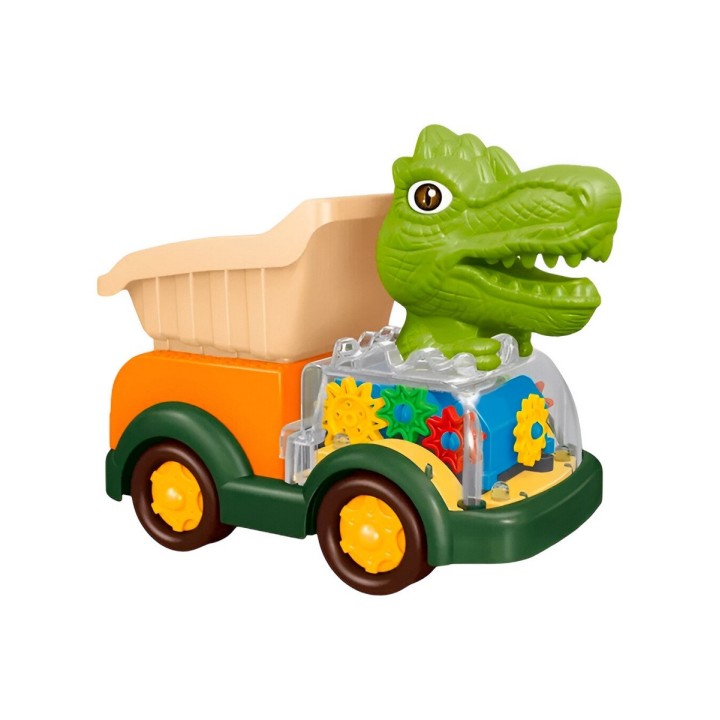 Camion Carro Juguete Luces Dinosaurio Interactivo + Baterias