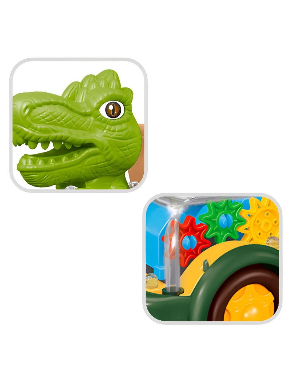 Camion Carro Juguete Luces Dinosaurio Interactivo + Baterias