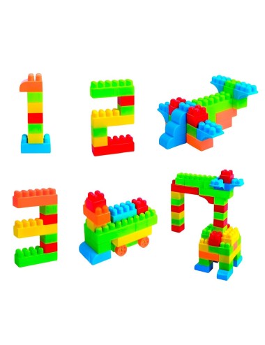 Bloques Armatodo Figura Juguete Didactico 100 Bloques Unisex