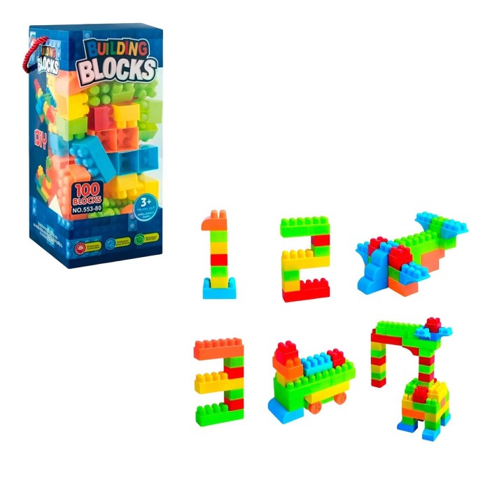 Bloques Armatodo Figura Juguete Didactico 100 Bloques Unisex