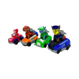 Coleccion Carros Deportivos Patrulla Canina De Cuerda X 7 Un