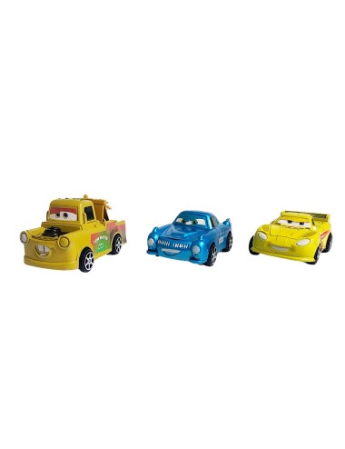 Coleccion Carros Rayo Mcqueen Cars De Cuerda X 3 Unidades