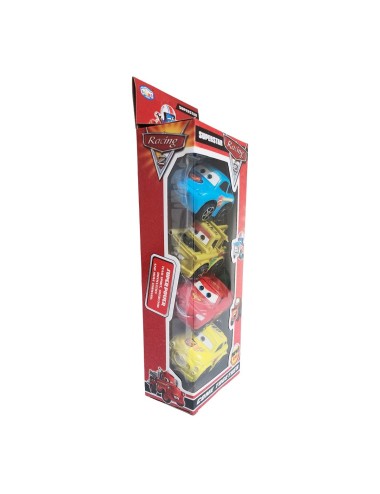 Coleccion Carros Rayo Mcqueen Cars De Cuerda X 4 Unidades
