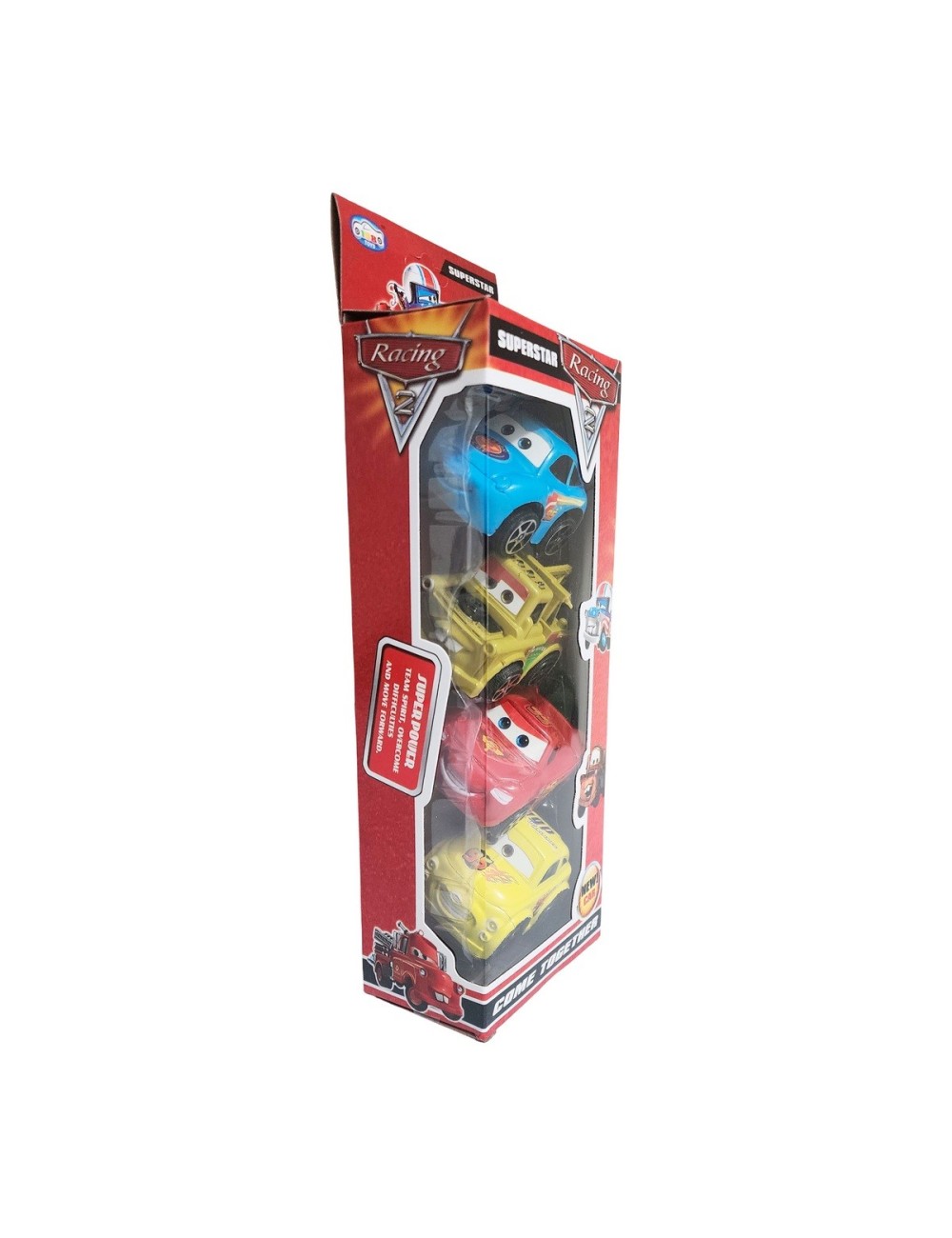Coleccion Carros Rayo Mcqueen Cars De Cuerda X 4 Unidades