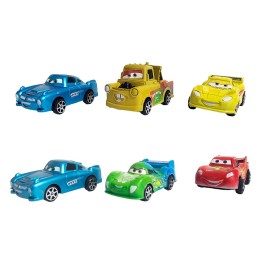 Coleccion Carros Rayo Mcqueen Cars De Cuerda X 6 Unidades