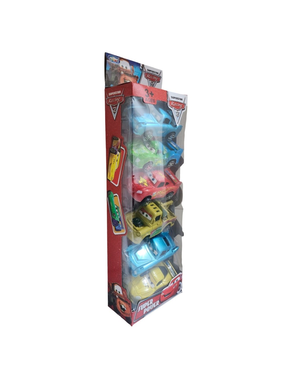 Coleccion Carros Rayo Mcqueen Cars De Cuerda X 6 Unidades