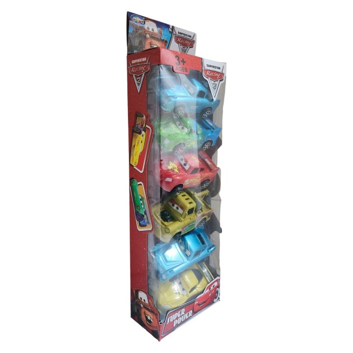 Coleccion Carros Rayo Mcqueen Cars De Cuerda X 6 Unidades