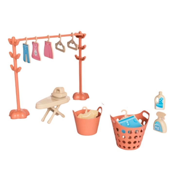 Lavadora De Juguete Niñas Interactiva + Accesorios