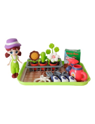 Muñeca Jardineria Vegetales Juguete Niñas + Accesorios
