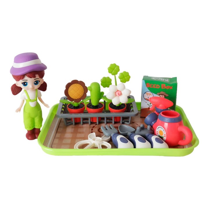 Muñeca Jardineria Vegetales Juguete Niñas + Accesorios