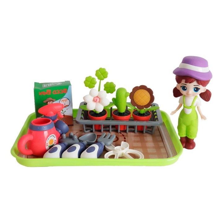Muñeca Jardineria Vegetales Juguete Niñas + Accesorios