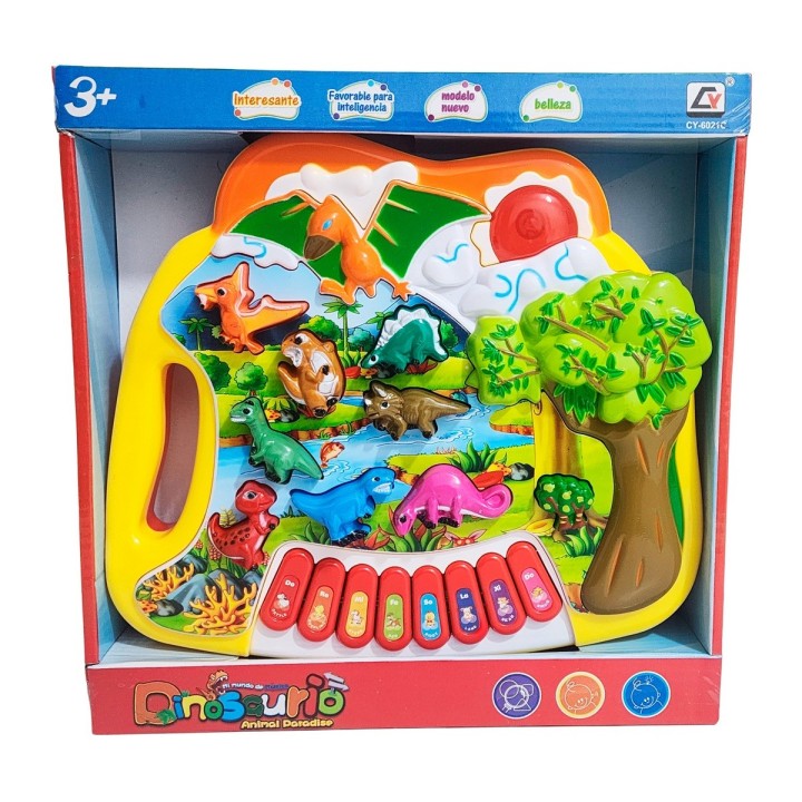 Piano Jurassic Park Rex Dinosaurios Notas Juguete Unisex