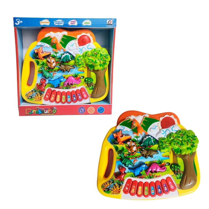 Piano Jurassic Park Rex Dinosaurios Notas Juguete Unisex