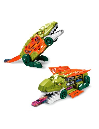 Pista De Carros Garage Catapulta Dinosaurio Rex Juguete Niño