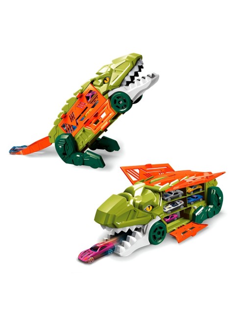 Pista De Carros Garage Catapulta Dinosaurio Rex Juguete Niño