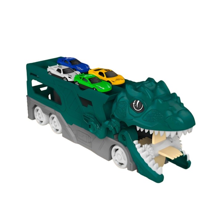 Pista De Carros Garage Dinosaurio Rex Juguete Niños