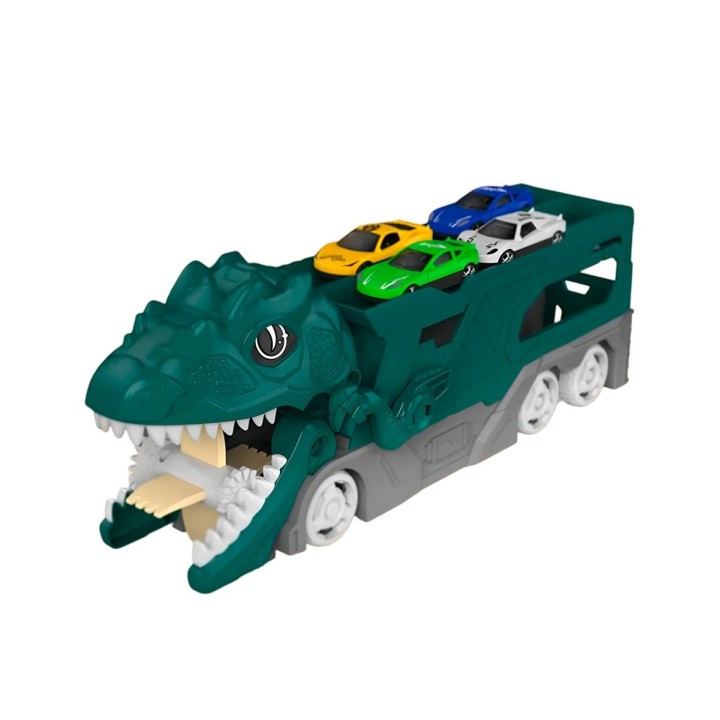 Pista De Carros Garage Dinosaurio Rex Juguete Niños
