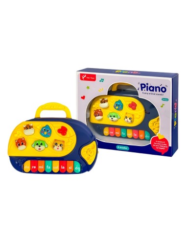Piano Animales Granja Notas Juguete Unisex Funny + Bateria