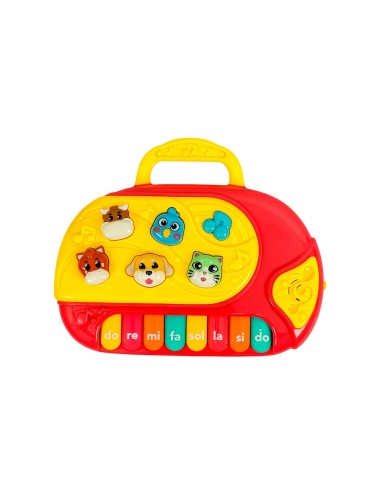Piano Animales Granja Notas Juguete Unisex Funny + Bateria