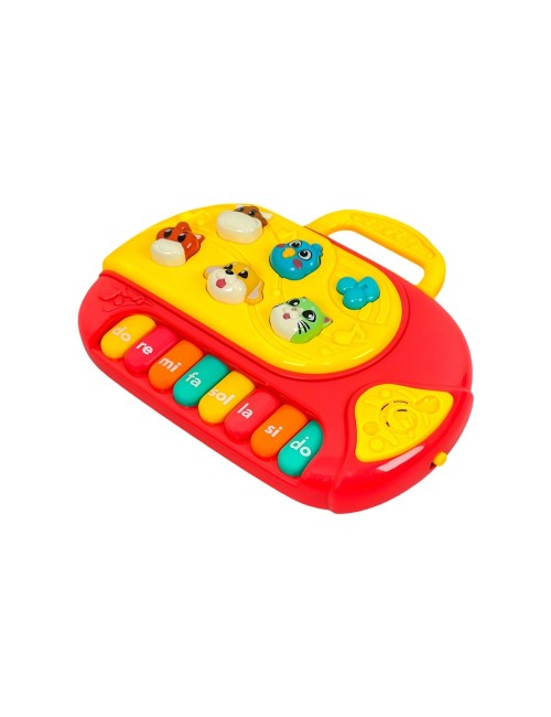 Piano Animales Granja Notas Juguete Unisex Funny + Bateria