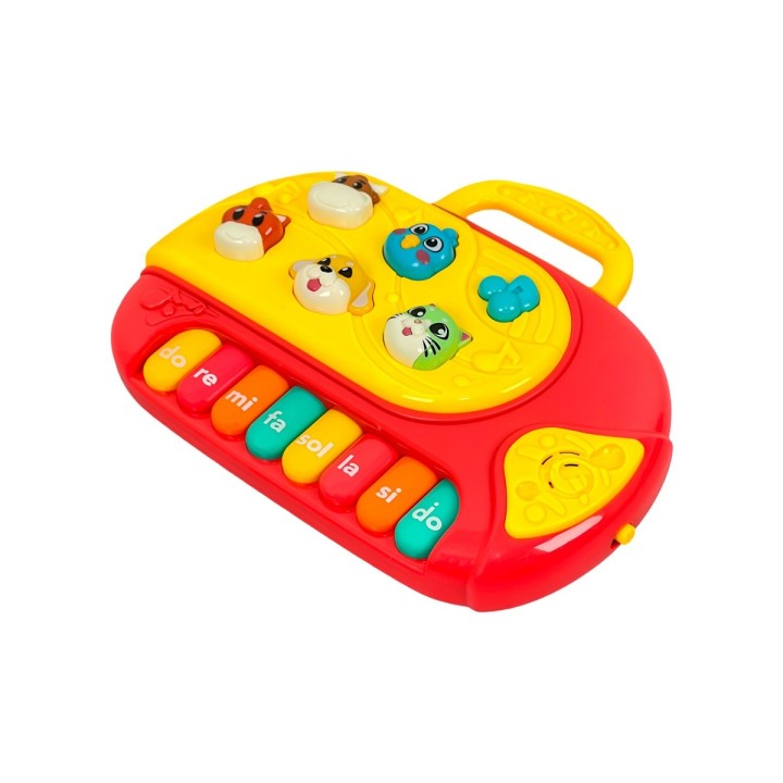 Piano Animales Granja Notas Juguete Unisex Funny + Bateria