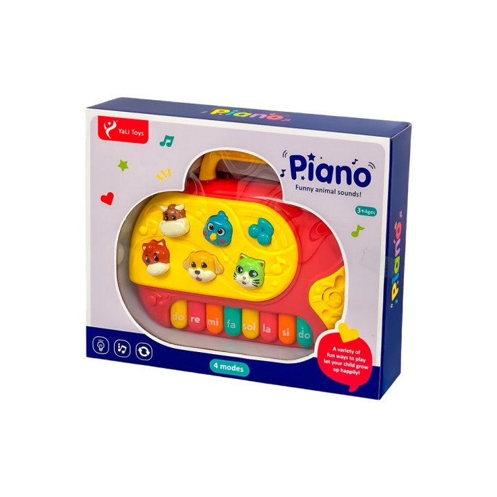 Piano Animales Granja Notas Juguete Unisex Funny + Bateria