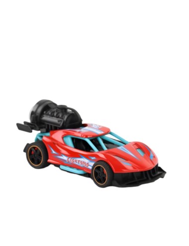 Carro Deportivo Carrera Racing Efecto Humo Juguete + Bateria